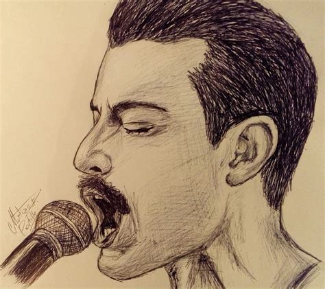 queen dibujos|Dibujos de Freddie Mercury .